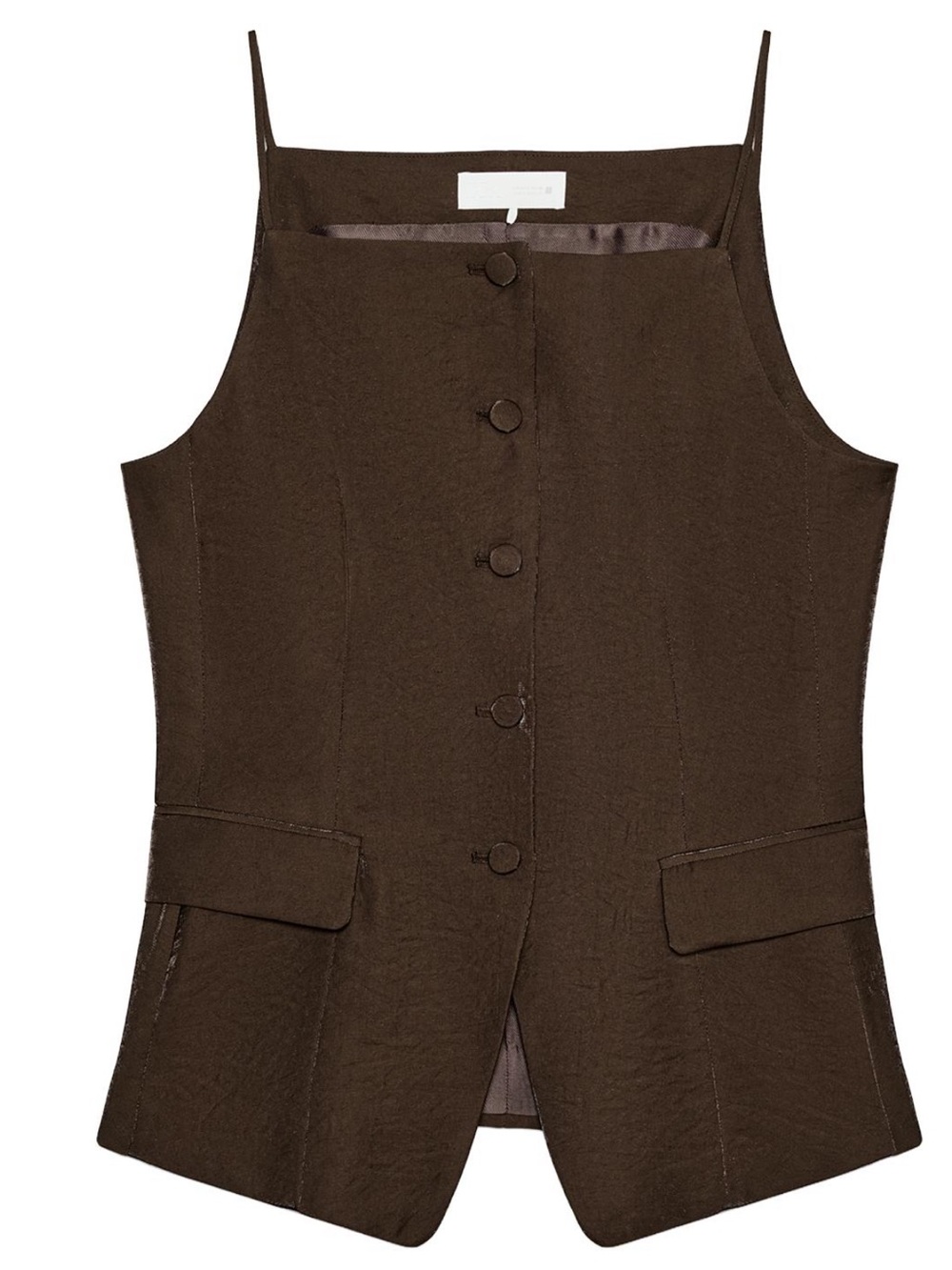 Zara satin effect Vest